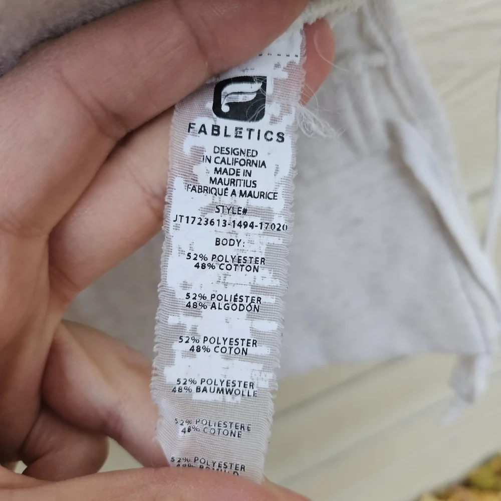 Fabletics Rayna hoodie in Vanilla Heather XS relaxed fit - Picture 7 of 9